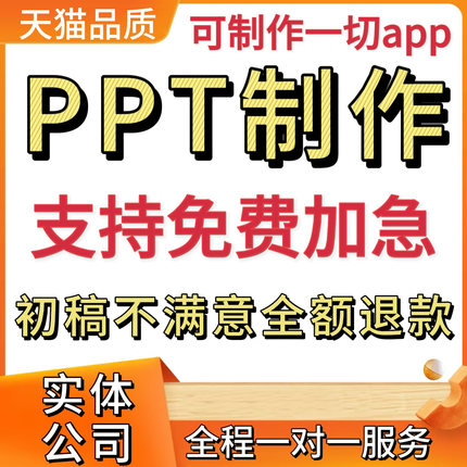 ppt制作代做定制美化修改帮做汇报说课件设计排版代作总结述职