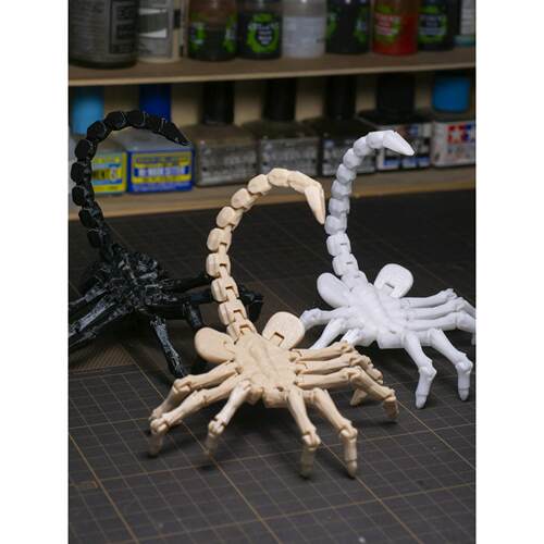 3D打印抱脸虫异形一体关节可活动