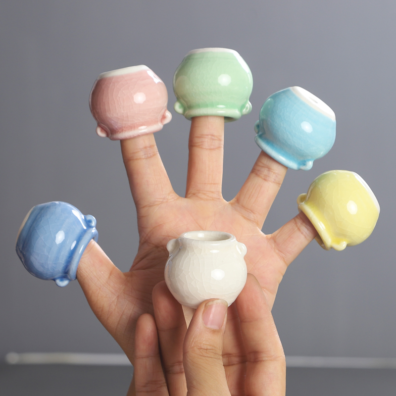 陶瓷特小号迷你拇指盆鱼缸造景