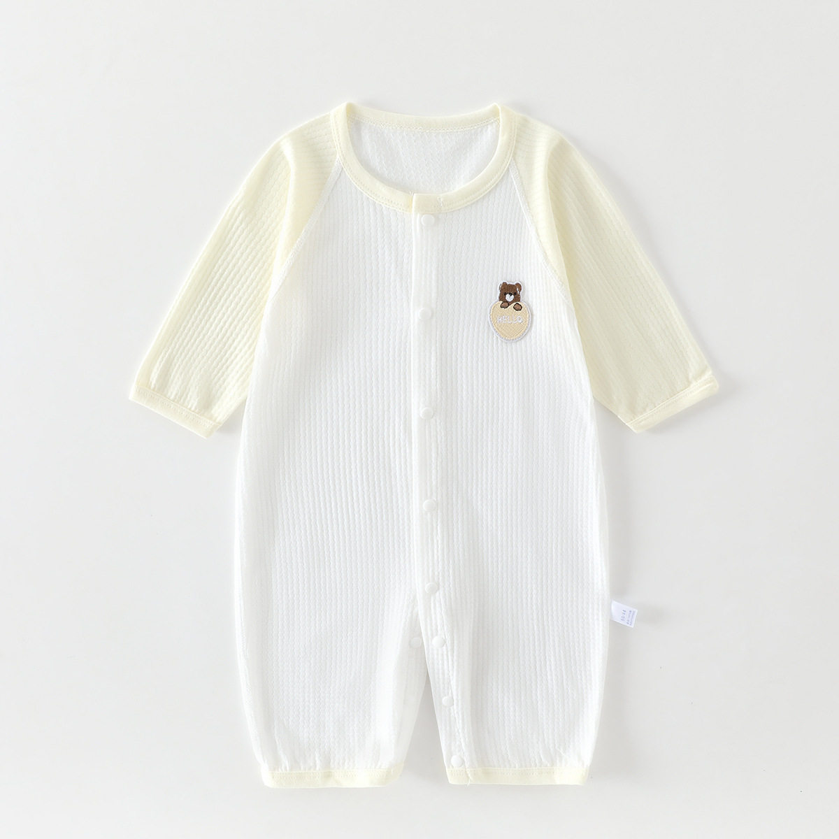夏季婴儿衣服连体衣a类纯棉新生婴幼儿短袖夏款宝宝哈衣连体衣