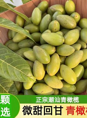 甘甜橄榄正宗甜种新鲜潮汕金灶特产孕妇甜鲜煲汤水果青果无渣生