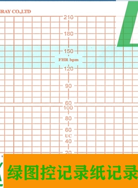 三瑞SRF618B胎监纸 SUNRAY胎儿监护打印纸112mmx100mm-150p