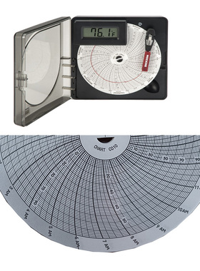 DICKSON迪克森温度记录器SL4100圆图表记录纸C040 0-100