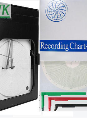 BARTON记录纸0-5000PSI 巴顿242E图表纸 压力测试纸0-10000PSI