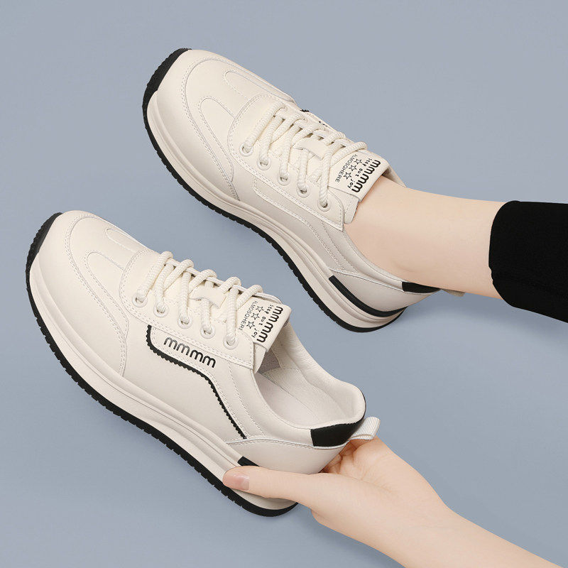 真皮小白鞋女款2026夏季新款爆款软底百搭平底板鞋轻便休闲运动鞋