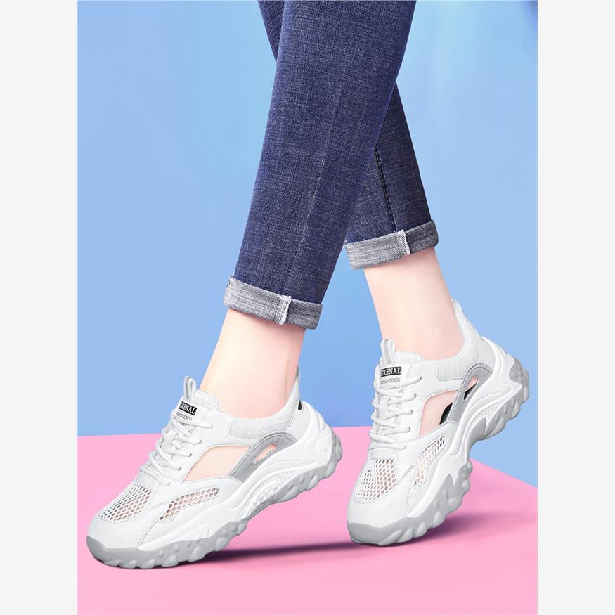 真皮厚底女鞋2025夏季新