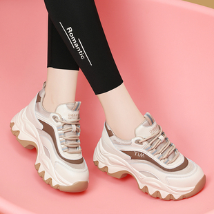 重工老爹鞋女2025春秋新款冬季百搭厚底欧洲站欧货休闲运动鞋炸街