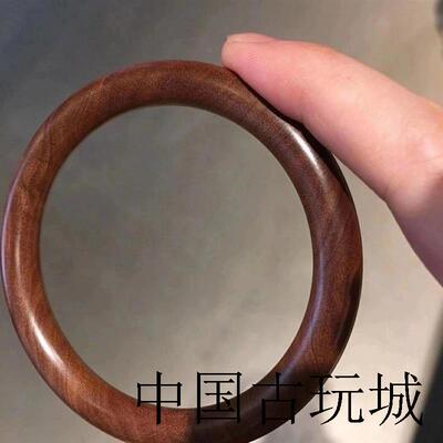 印度老山檀香原木圆条手镯檀木手镯红肉美人条民族风手环木质高端