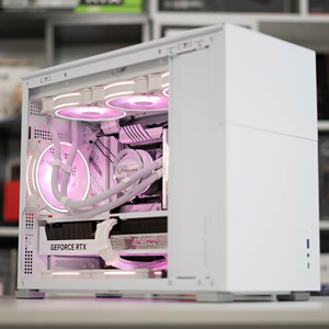 乔思伯 D31 D41标准网孔MESH副屏版松果I5-13600KF4070TI水冷电脑