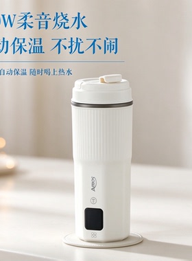 亚摩斯纯钛便携电热水杯450ml