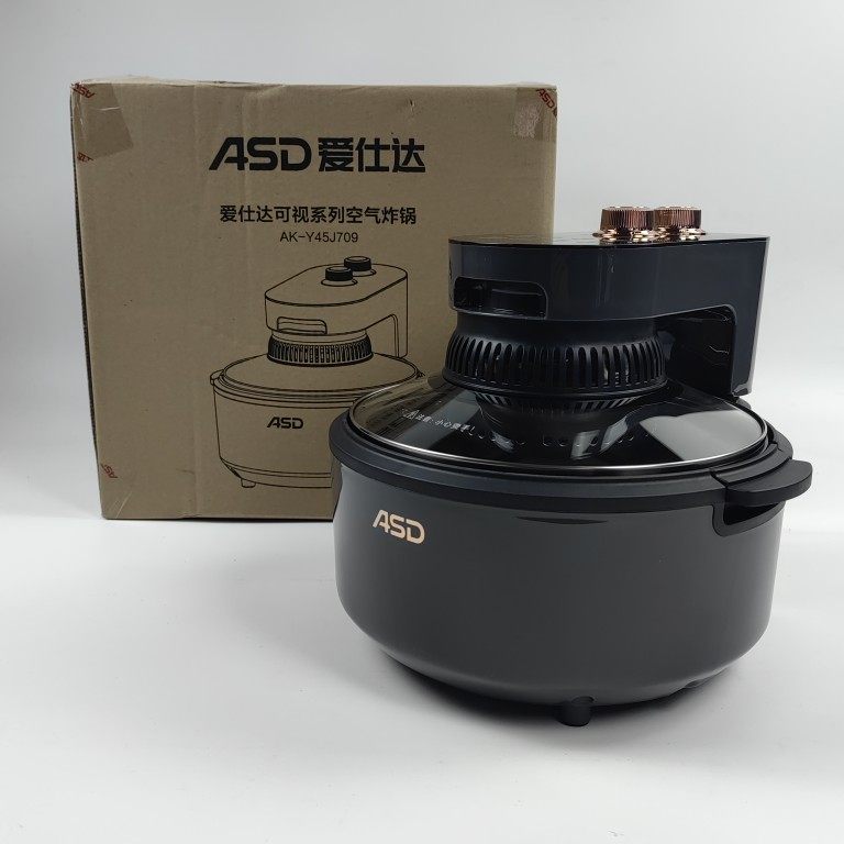 ASD/爱仕达AK-Y45J709空气炸锅家用4.5L可视无油低脂多功能电炸锅
