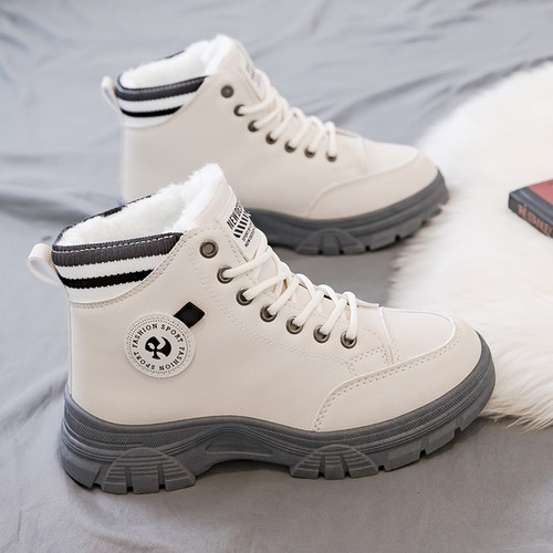 短筒加绒加厚休闲马丁靴女