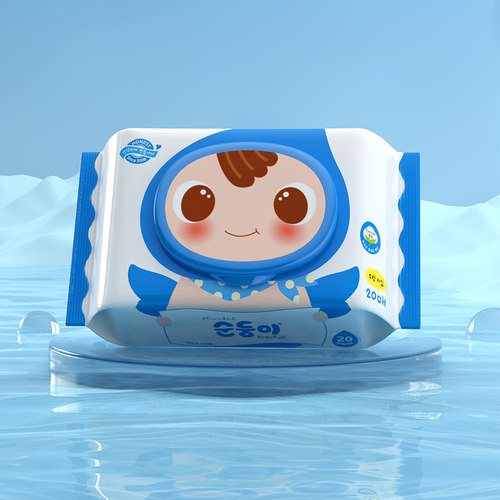 【韩国进口】顺顺儿小包湿巾带盖