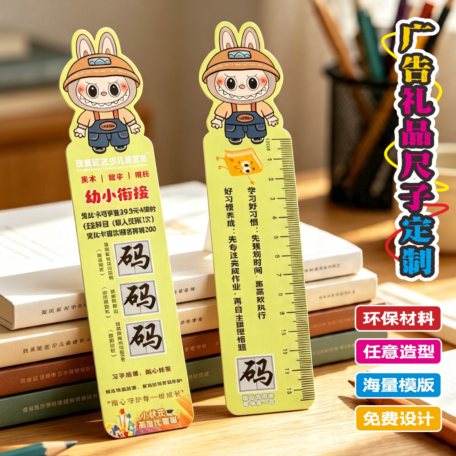 托管教培招生引流广告礼品尺定制