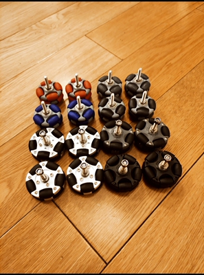 适合Brompton 小布 澳洲 进口 OMNIA 铝合金 万向轮 易行轮 静音