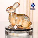 汽车摆件车内饰品摆件水晶兔子十二生肖车上装饰品女用品车载香水