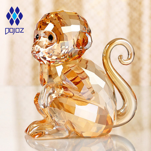猴子12生肖圣诞节左思右想摆件