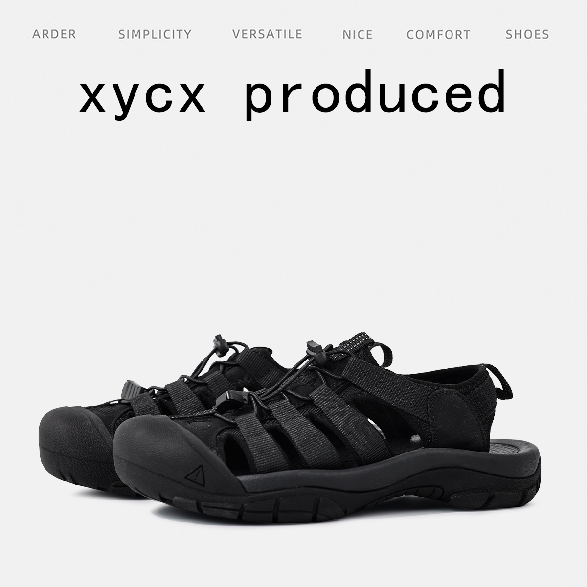 凉鞋男真皮包头防滑沙滩鞋男真皮