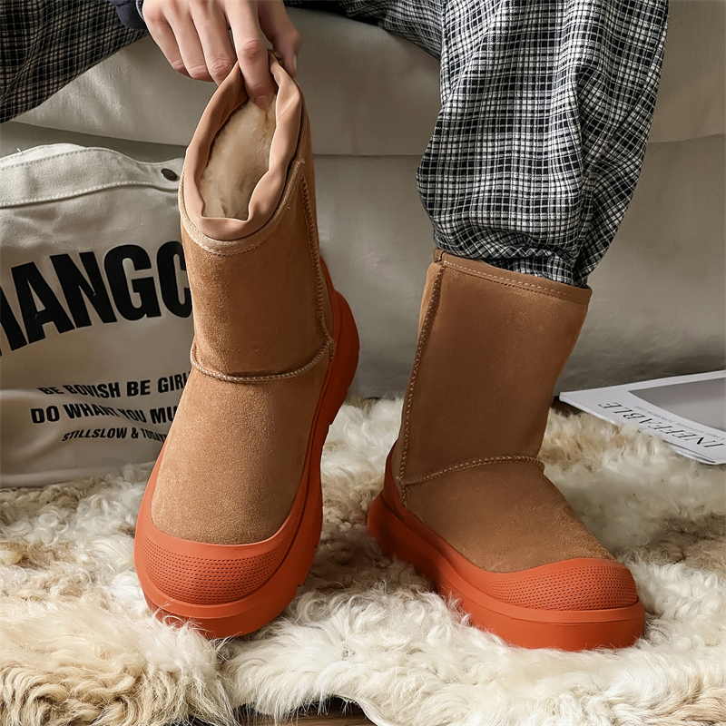 雪地靴棉靴男女款2024冬季新款