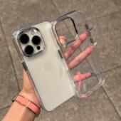 轻奢高级感适用苹果16promax手机壳新款 iPhone16Pro高透太空壳13pm软硅胶16简约透明15男女同款 手机保护壳套