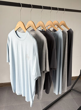 一等童品150-190中大童男童装夏季冰丝凉爽7分家居服套装空调服