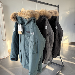 保暖派克 青少年情侣工装 一等童品165 185加厚羽绒服外套亲子装