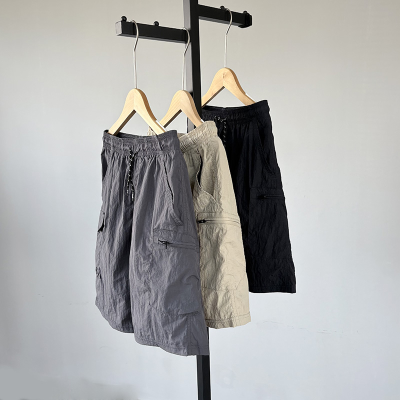 一等童品 120-140中大童夏装速干男童装夏季户外工装短裤子五分裤