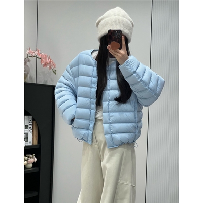 高端四色云朵泡芙排骨羽绒服女