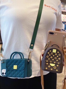 新款适用华为荣耀90手机壳nzone50pro零钱包mate50/30/40pro斜挎背带荣耀50/80/70带挂绳v40/v30/v20全包镜头