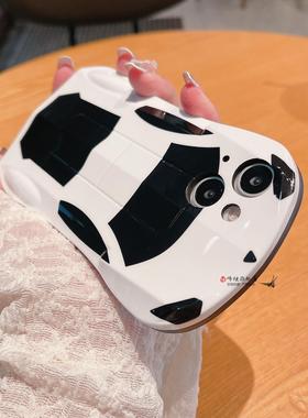 15白色14苹果13手机壳12超跑IPHONE11保护套PRO硅胶MAX简约X全包XS防摔XR个性7跑车8高级感P女款PLUS新款适用