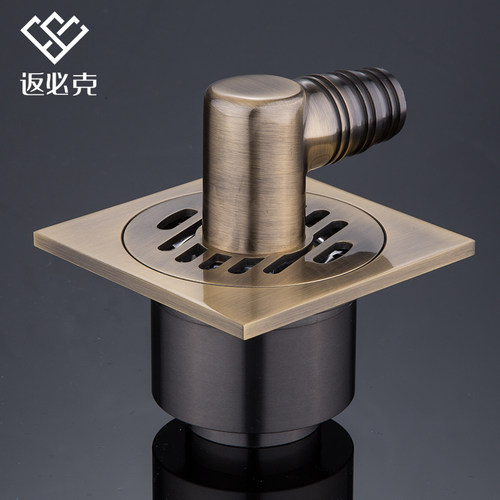返必克溢水双用全铜芯洗衣机地漏
