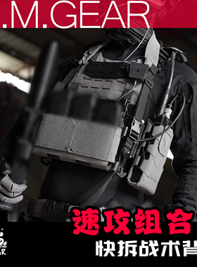 DMgear 战术背心速攻组合包套装 多尺码军迷快拆扣轻量化防护马甲