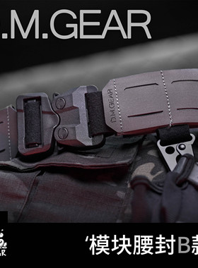 DMGear战术列车TrainTAC军迷模块化设计窄边腰封可分体快速拆卸式