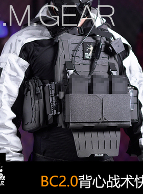 DMgear BC2.0 战术背心 molle模块 快拆设计 快速穿脱 军迷户外