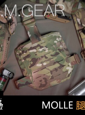 DMgear 战术腿板  Molle挂板 弹匣腿挂板 军迷户外用品