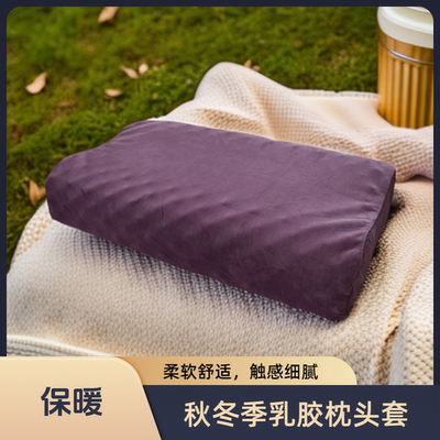 乳胶枕套成人60x40x35x58一对装