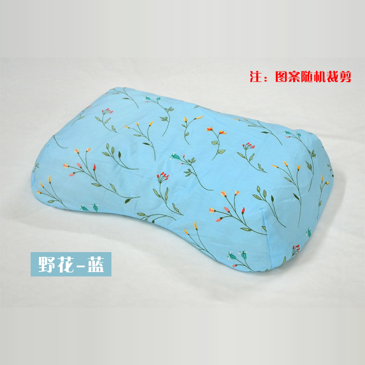 蝶形乳胶枕头专用枕套纯棉57x35全棉护肩美容花生女士美容枕套夏