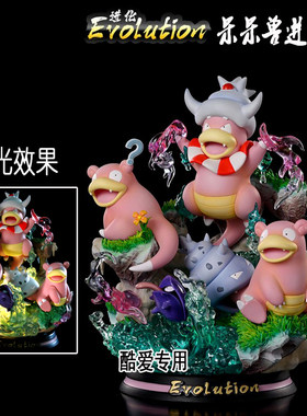 MFC宝可梦进化系呆呆兽手办