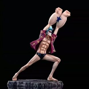 海贼王动漫周边二次元桌面摆件草帽团两年前弗兰奇手办模型礼物