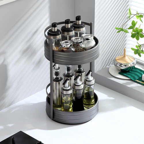 调料架可旋转多功能收纳架