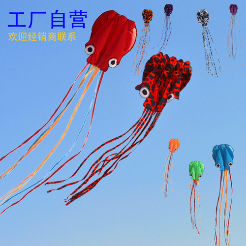 软体章鱼风筝潍坊九天厂家促销