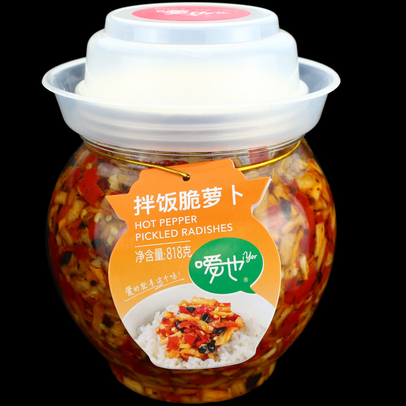 嗳也拌饭脆萝卜818g调味料佐餐拌饭拌面湖南特产风味酱腌菜下饭菜,粮油调味/速食/干货/烘焙,下饭/拌饭酱/拌饭料,淘宝优惠券,粉丝福利购,淘宝优惠卷