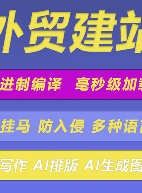 外贸独立站搭建 跨境电商网站建设 shopify建站 企业官网UI设计
