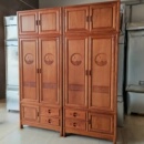 新中式 红木家具顶箱衣柜花梨木卧室原木全实木衣柜家用带转角衣橱