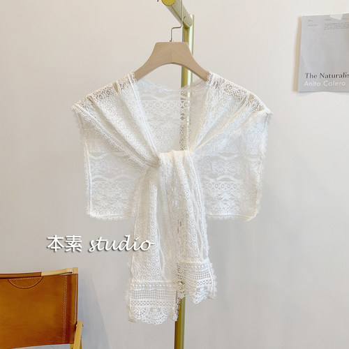 C3676甜美百搭蕾丝披肩 - 封面