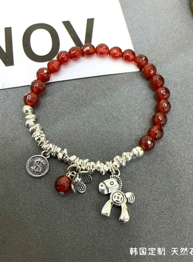 s925纯银手链本命年礼物女