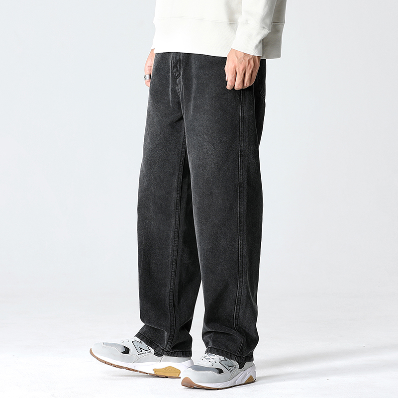 CNC日系复古牛仔裤男士