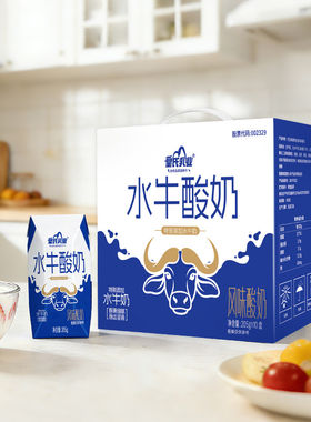 皇氏乳业水牛酸奶205g*10盒水牛奶配方儿童学生孕妇风味酸奶