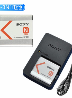 适用 索尼DSCT110D W570D W350D WX200 WX220卡片相机电池+充电器