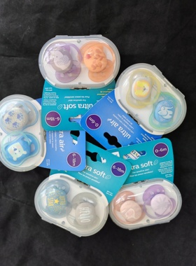 AVENT新安怡安抚奶嘴倍柔 0-6透气安睡型18+宝宝安慰奶嘴6-18婴儿